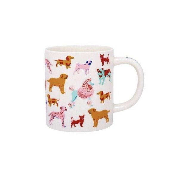 Parker Lane Dog Person Coffee Mug Tea Mug 16 oz Cute Dog Pattern - Picture 1 of 10